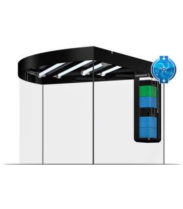 Acuario par esquina Juwel trigon 350 LED con Mesa