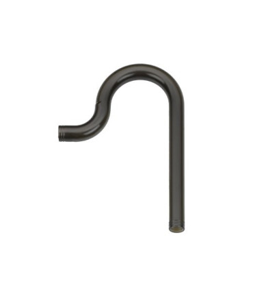 Codo flauta 16/22 antracita | Accesorios para filtros de acuario | Acuario Plantado