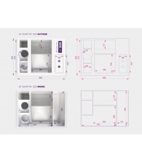 Sump acuario 90-325 - Aquaforest