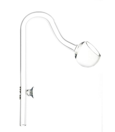 Entrada salida vidrio acuario aquascaping