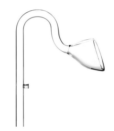 Entrada salida vidrio acuario aquascaping