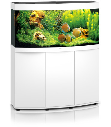Acuario panoramico con vidrio curvo Juwel Vision 260 LED con mesa