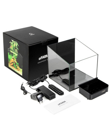 Set acuaponia Aqualighter 13 litros | Afarm | Acuario Plantado