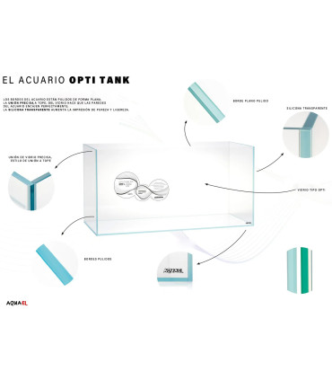 Acuario Optitank 80 Aquael | Urnas para Aquascaping | Acuario Plantado