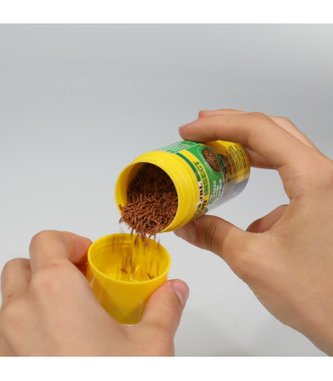 Alimento peces acuario escamas guppys