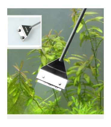 Cuchilla acero para cristal de acuario