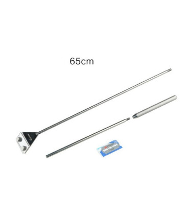 Cuchilla acero para cristal de acuario