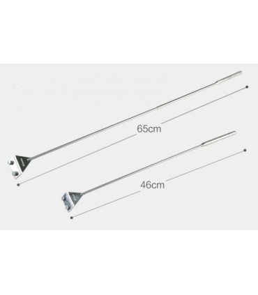 Cuchilla acero para cristal de acuario