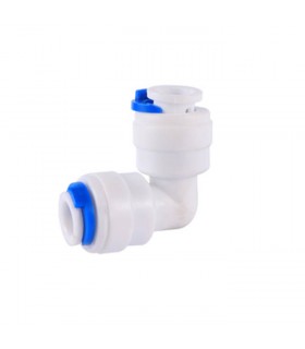 Conector codo agua 1/4" o 4/6mm