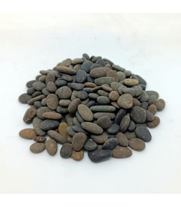 GRava redondeada de acuario | Grava antracita a granel | Acuario Plantado