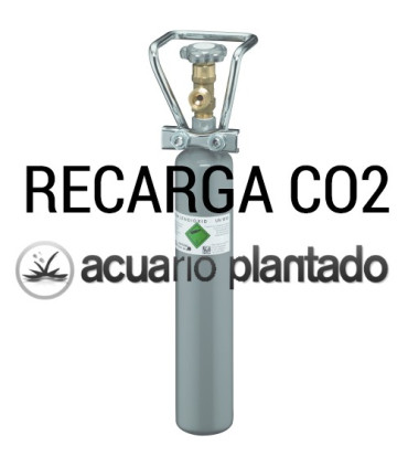Recarga de bombona de CO2 de 2 litros | Recargas de Co2 |  Acuario Plantado
