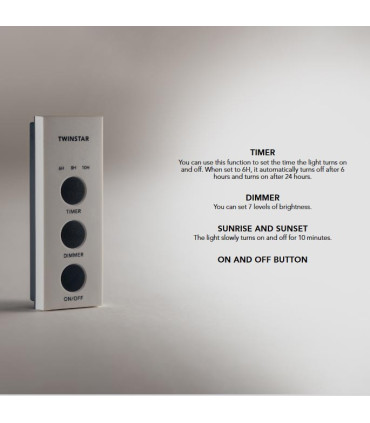 Dimmer amanecer y atardecer Twinstar | Led twinstar para acuarios | Acuario Plantado