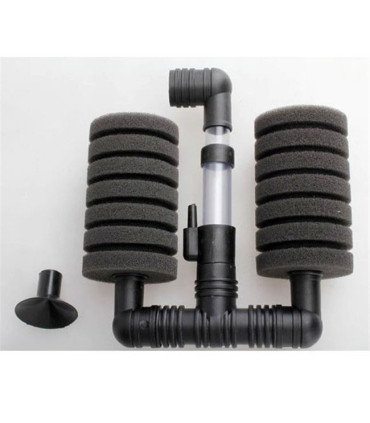 Filtro esponja acuario doble