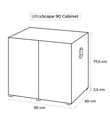 Kit acuario Ultrascape 90 Aquael | Urnas para Aquascaping | Acuario Plantado