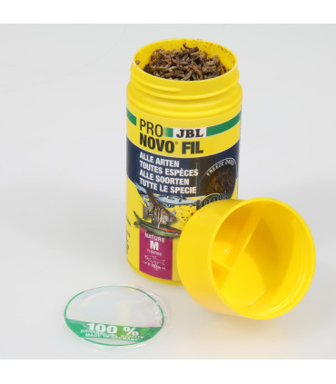 Alimento peces acuario Larvas mosquito JBL Novofil 100ml