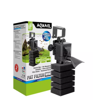 Filtro esponja Aquael Pat Mini | Filtro interno gambas | Acuario Plantado