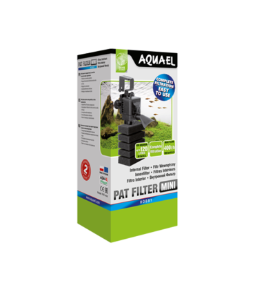 Filtro esponja Aquael Pat Mini | Filtro interno gambas | Acuario Plantado