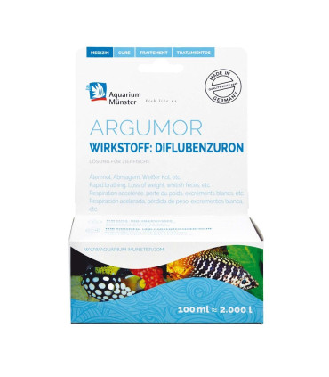 Argumor Aquarium Munster | Medicamento gusanos peces | Acuario Plantado