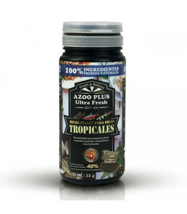 Comida natural peces acuario Azoo Pellets