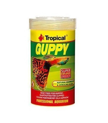 Tropical guppy 250ml | Comprar comida para guppys| Acuario Plantado