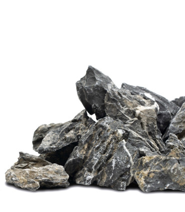 Pedra pequena Ryuoh preta | Decoração natural | aquário plantado