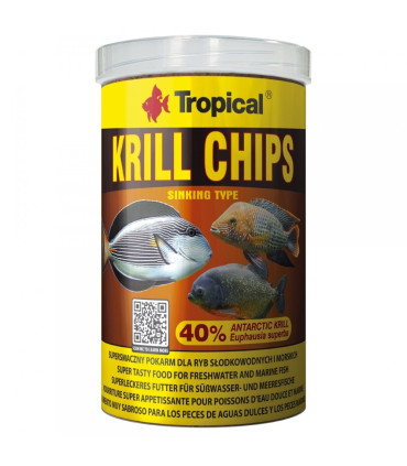 Tropical Krill Chips| Comprar comida de peces | Aquário Plantado