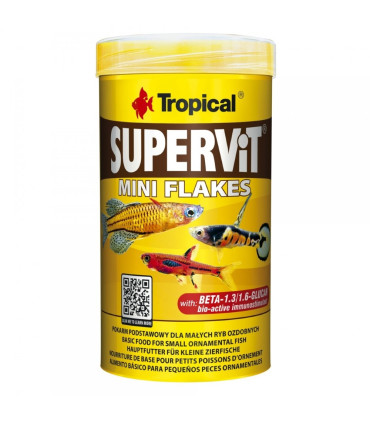 Tropical supervit mini flakes | Comprar comida acuario comunitario| Acuario Plantado