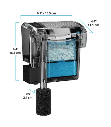 Fluval Aquaclear AC30 | Filtro mochila Aquaclear | Acuario Plantado