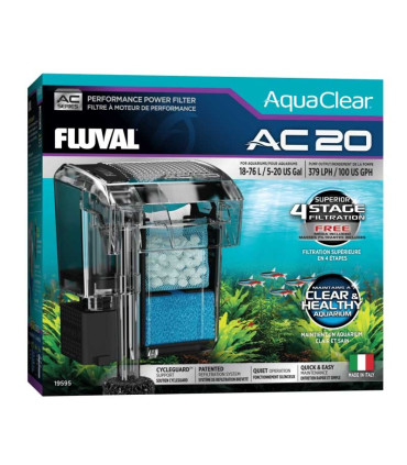 Fluval Aquaclear AC20 | Filtro mochila Aquaclear | Acuario Plantado