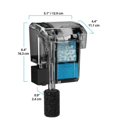 Fluval Aquaclear AC20 | Filtro mochila Aquaclear | Acuario Plantado