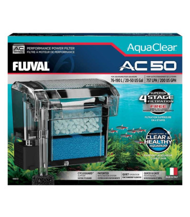 Fluval Aquaclear AC50 | Filtro mochila Aquaclear | Acuario Plantado