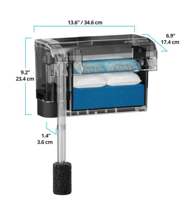 Fluval Aquaclear AC110 | Filtro mochila Aquaclear | Acuario Plantado