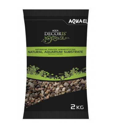 Aquael multicolorido S 2kg | Cascalho inerte para aquário | Aquário Plantado