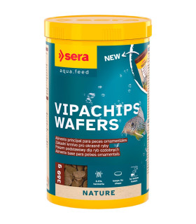 Sera Vipachips Wafers 100 | Alimento para peces de fondo | Acuario plantado