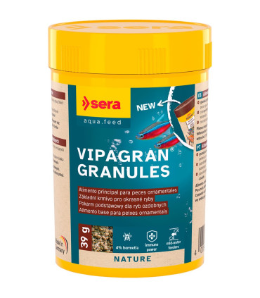 Sera vipan granules 100 | Alimento base en granulos | Acuario Plantado