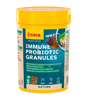Sera Inmune Probiotic Granules 100 | Alimento peces acuario probioticos