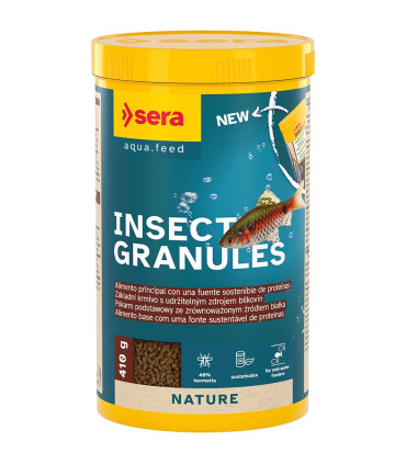 Sera insect Nature 1000 | Alimento con proteinas para peces | Acuario Plantado