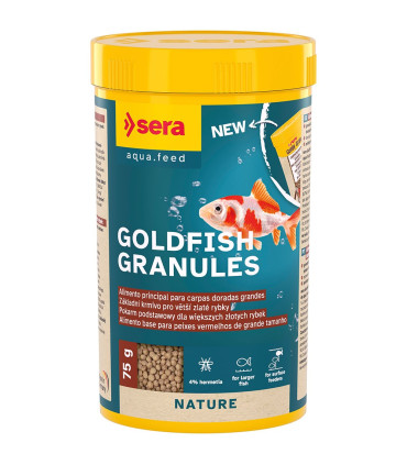 Sera Goldfish Granules 250 | Comida granulada peces agua fria | Acuario Plantado