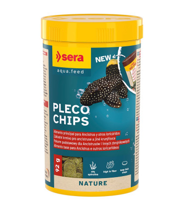 Sera Pleco Chips 250 | Alimento para plecos y ancistrus | Acuario Plantado
