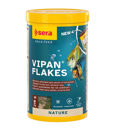 Sera Vipan Flakes 1000 | Alimento en escamas para peces de acuario| Acuario Plantado