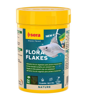 Sera Flora Flakes 100 | Alimento vegetariano guppys | Acuario Plantado