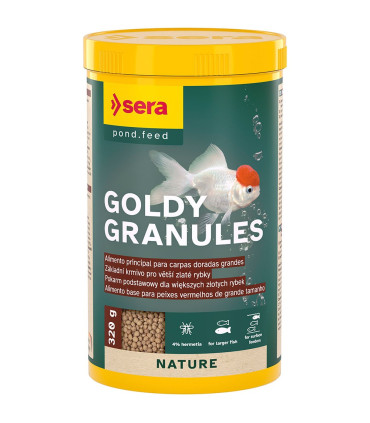 Sera Goldy Granules 1000 | Granulado para peixes dourados | Aquário plantado