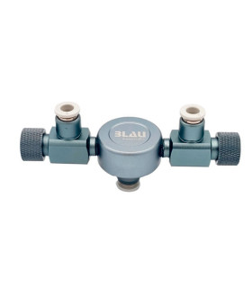 Adaptador de CO2 Blau com 2 Saídas | CO2 para Aquário | Aquário Plantado