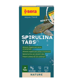Comprimidos de Spirulina Sera | Comprimidos de Spirulina para Peixes | Aquário Plantado