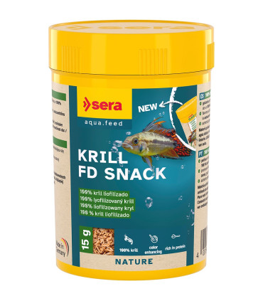 SERA Krill FD Snack | Golosina para peces | Acuario Plantado
