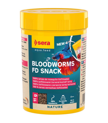 Sera Larva mosquito Snack | Golosinas peces | Acuario Plantado