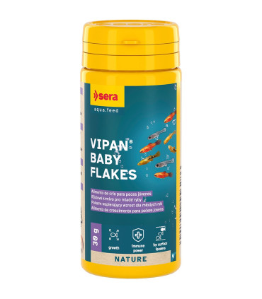Sera Vipan Baby Flakes 50 | Alimento alevines escamas | Acuario Plantado