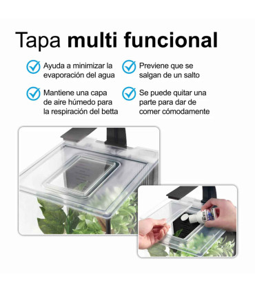 Fluval Betta Aquarium Kit 20L | Kit completo para peces betta