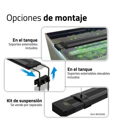 Fluval Plant 4.0 LED | Pantalla para acuarios plantados con control App