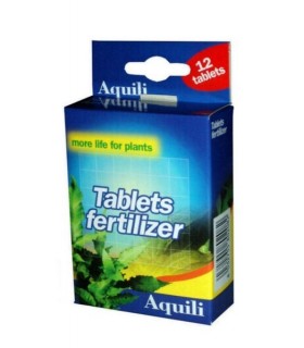 Abono en pastillas de Aquili, con los nutrientes básicos para plantas de acuario.